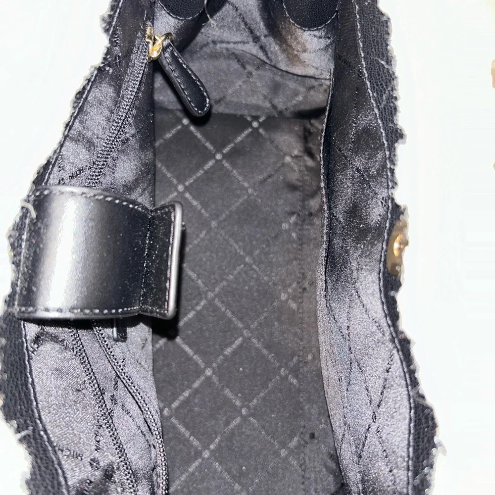 NWOT Michael Kors Hamilton sherling crossbody satchel - Picture 7 of 9